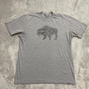 Tasco MTB Buffalo MTB Tshirt Gray Men's XL